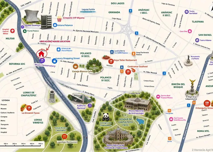 Ferienhaus Polanco Terrace Workspace & Prime Location Mexiko-Stadt